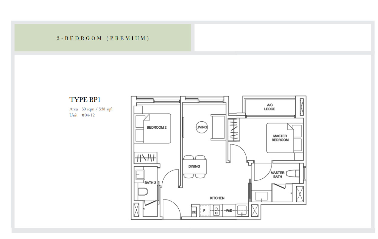 Sixteen35 Residences 2 bedroom premium